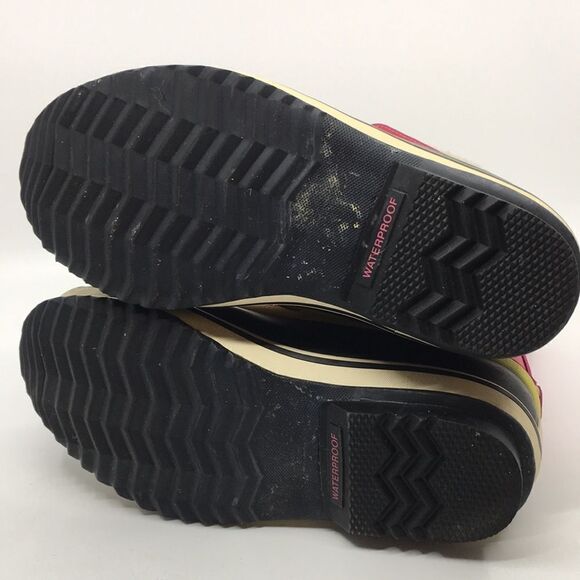 Sorel Yoot Pac Winter Snow Boot Size 5 Pink leather Waterproof faux Sherpa - Picture 6 of 16